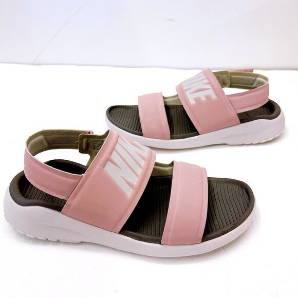 ❌SOLD❌ Nike Tanjun Women’s Size 6 Pink Open Toe Slingback Sport Sandal Shoes - Picture 5 of 8